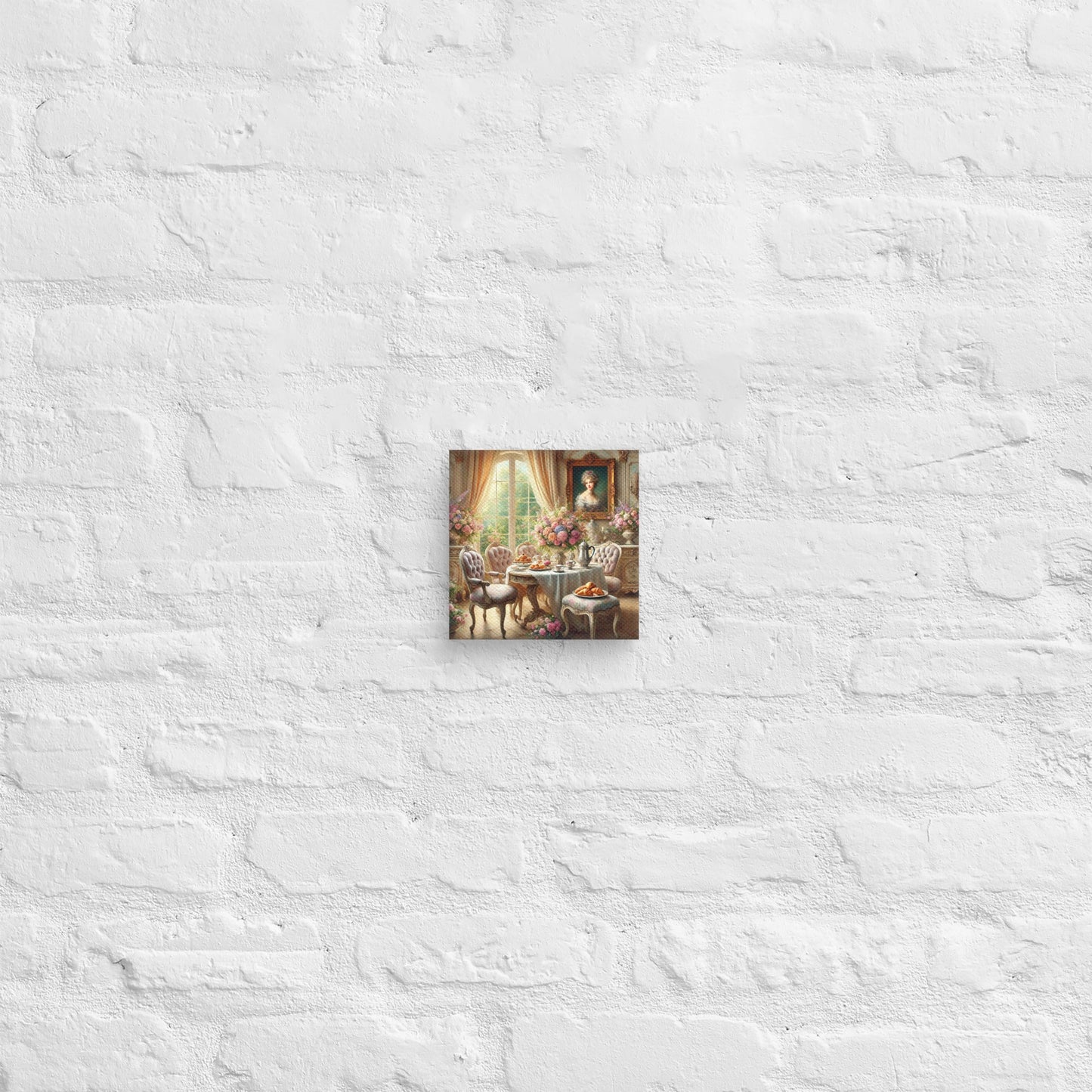 Everything Dawn 6″×6″ Fakery Canvas Prints - French Provencal Breakfast
