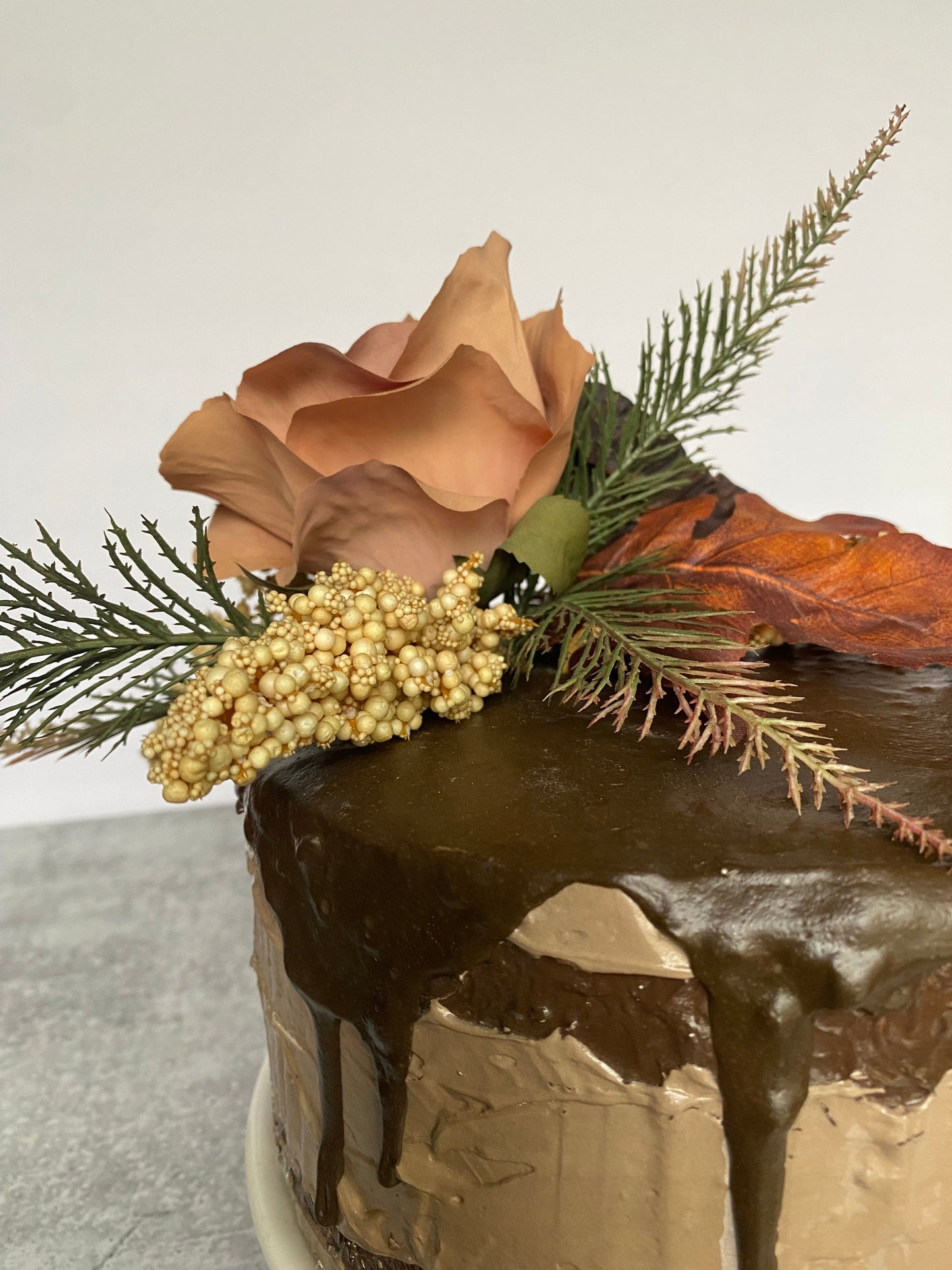 Everything Dawn Della Dark Chocolate Naked Fake Cake