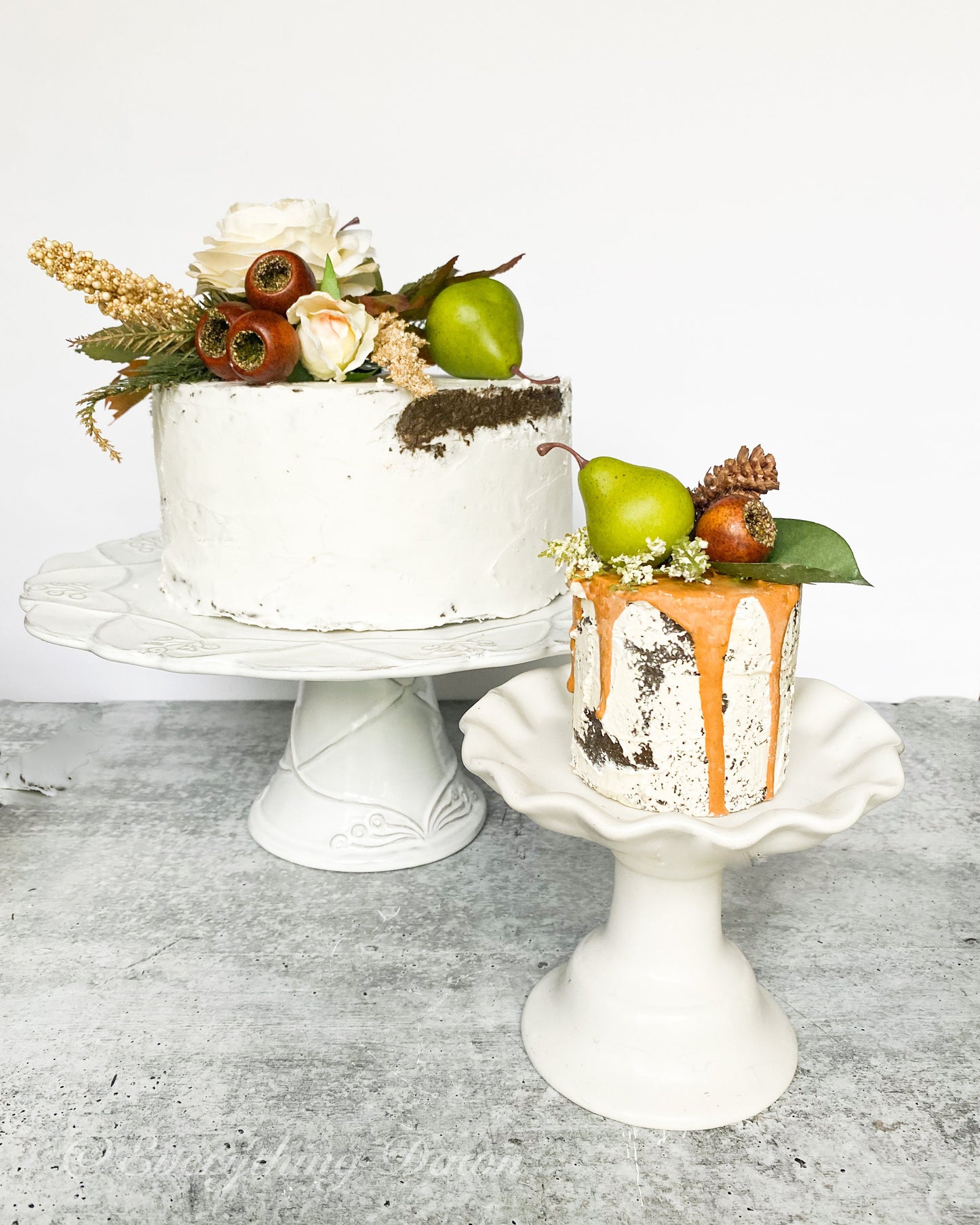 Everything Dawn Fake Cake Daphne Mini Chocolate Naked Faux Cake