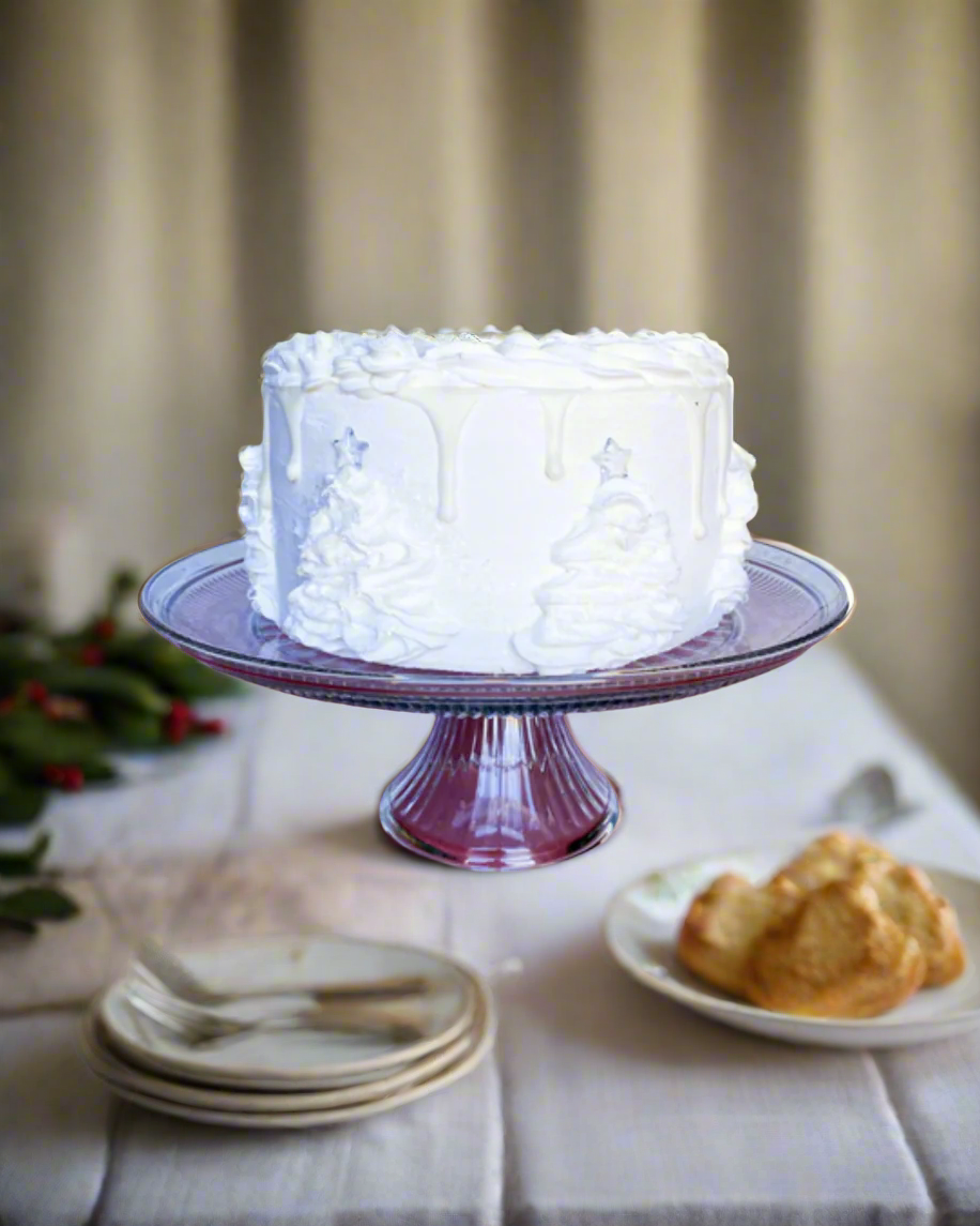Everything Dawn Fake Cake Faux Cake in Glistening Snow