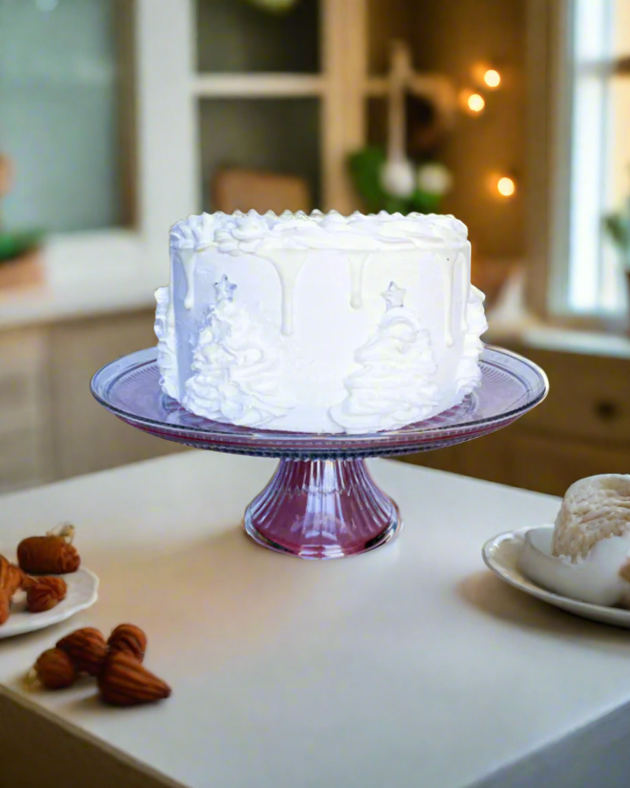 Everything Dawn Fake Cake Faux Cake in Glistening Snow