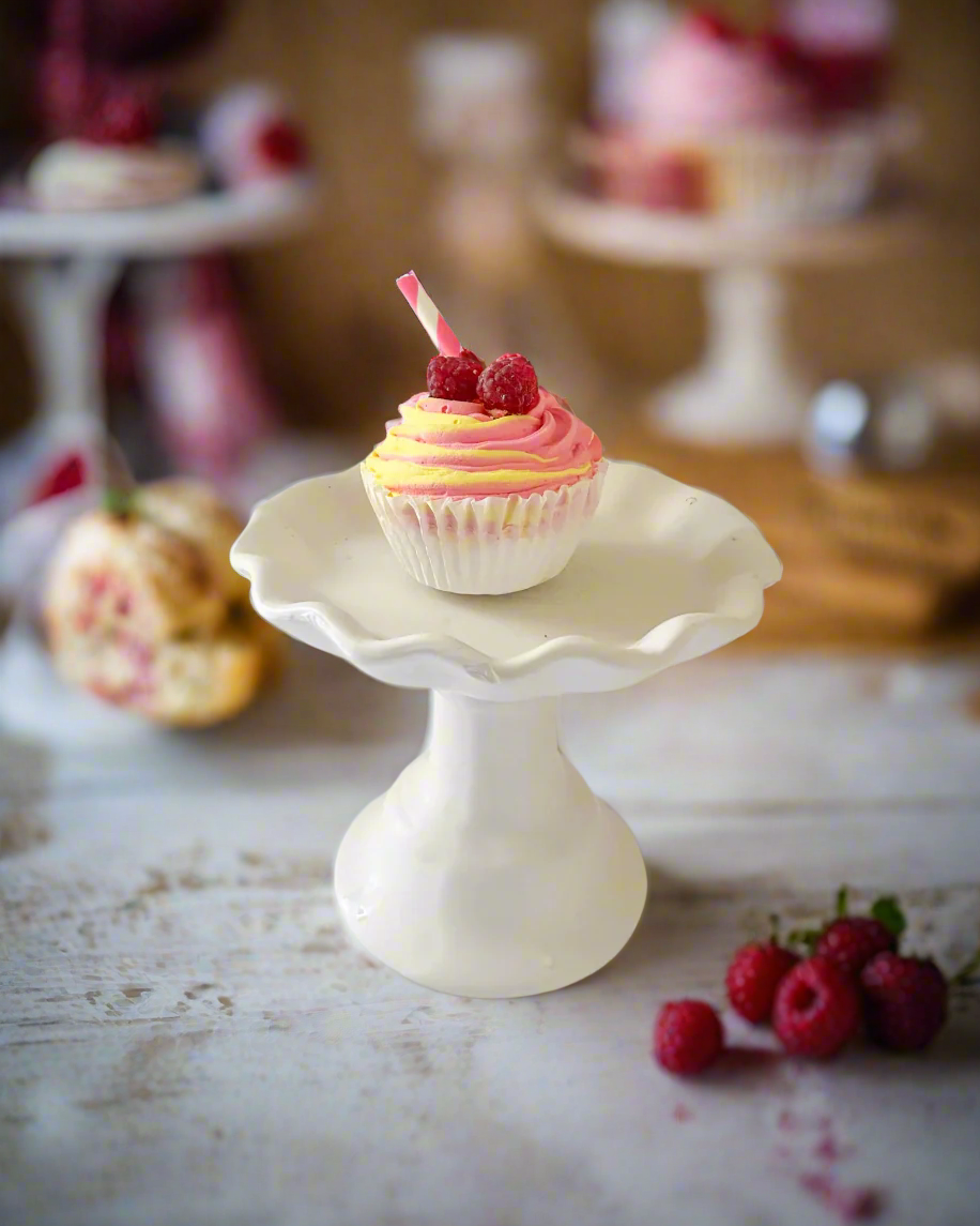 Everything Dawn Faux Cake Faux Cupcake in Raspberry Lemonade