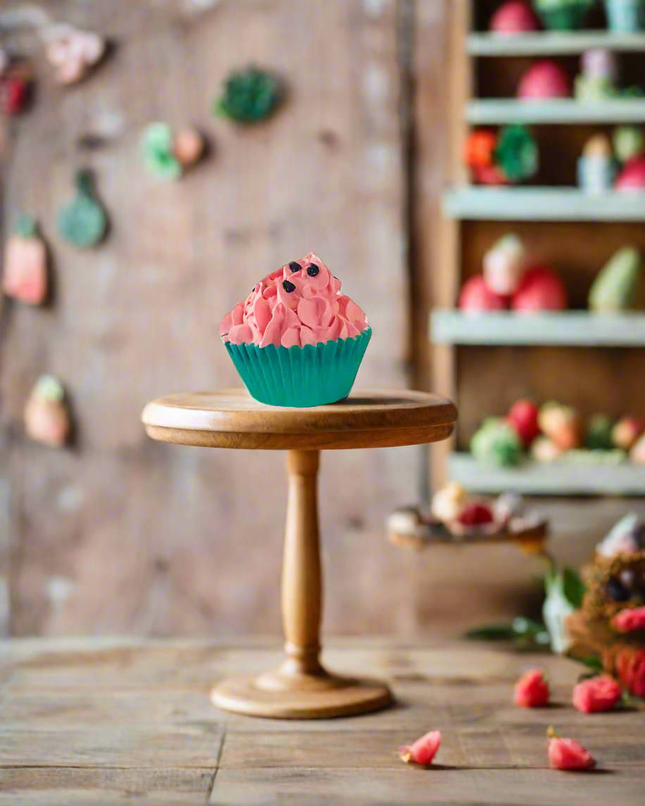 Everything Dawn Faux Cake Faux Cupcake in Watermelon