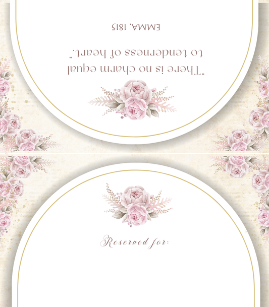 Everything Dawn Regency Placecards