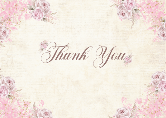 Everything Dawn Regency Printable Thank You Cards