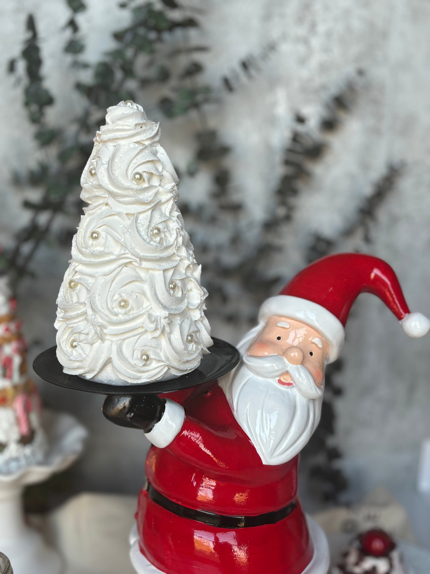 Everything Dawn Santa Tree Rosette Faux Cake in Red