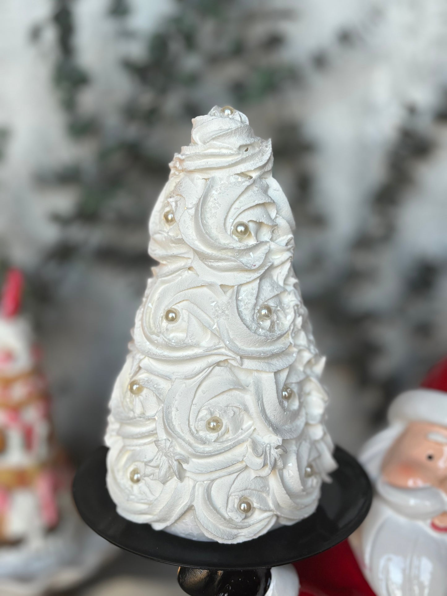 Everything Dawn Santa Tree Rosette Faux Cake in Red