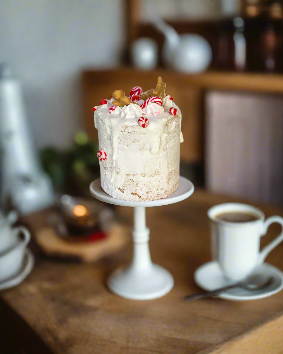 Everything Dawn Table Decor Candy Lane Gingerbread Mini Fake Cake