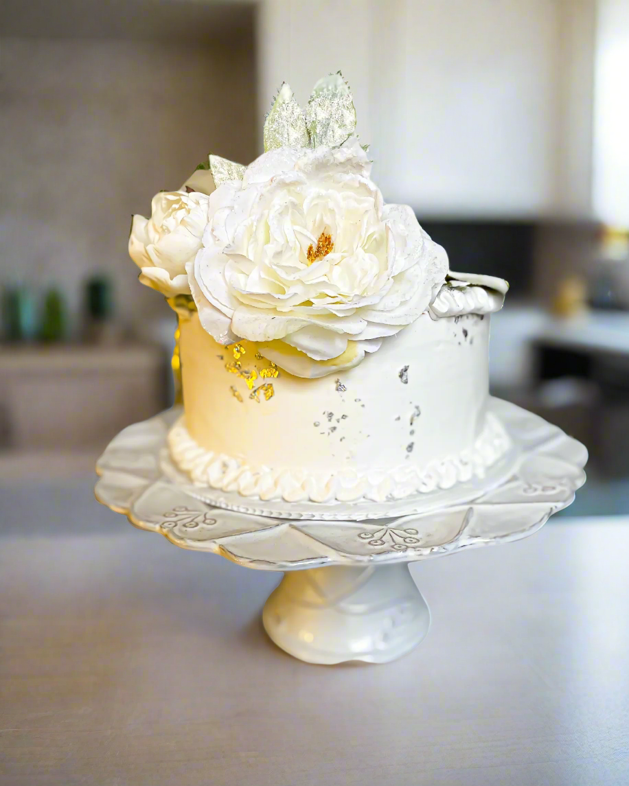 Everything Dawn Winter Blossom Elegance Faux Cake