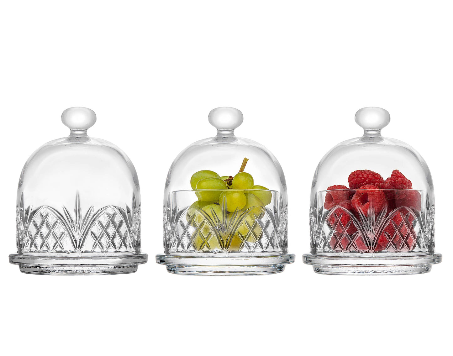 Godinger Dublin Large Trio Butter Domes