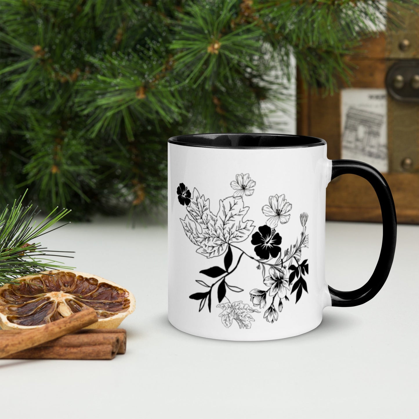 Everything Dawn Autumn Leaves Floral Mug