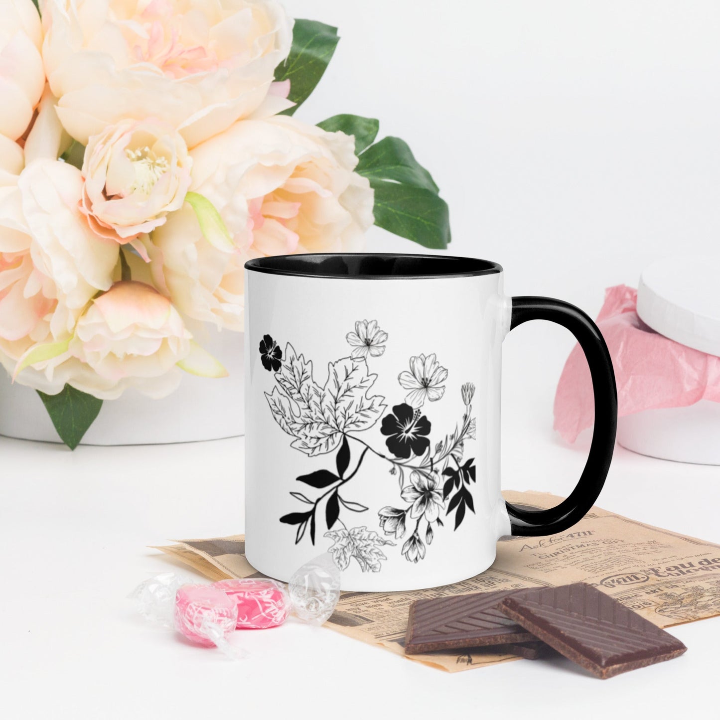 Everything Dawn Autumn Leaves Floral Mug