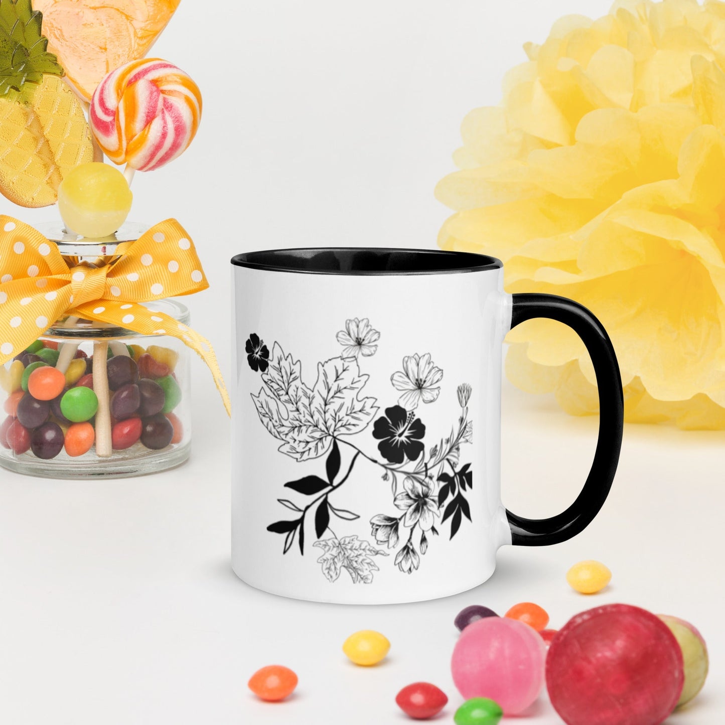 Everything Dawn Autumn Leaves Floral Mug