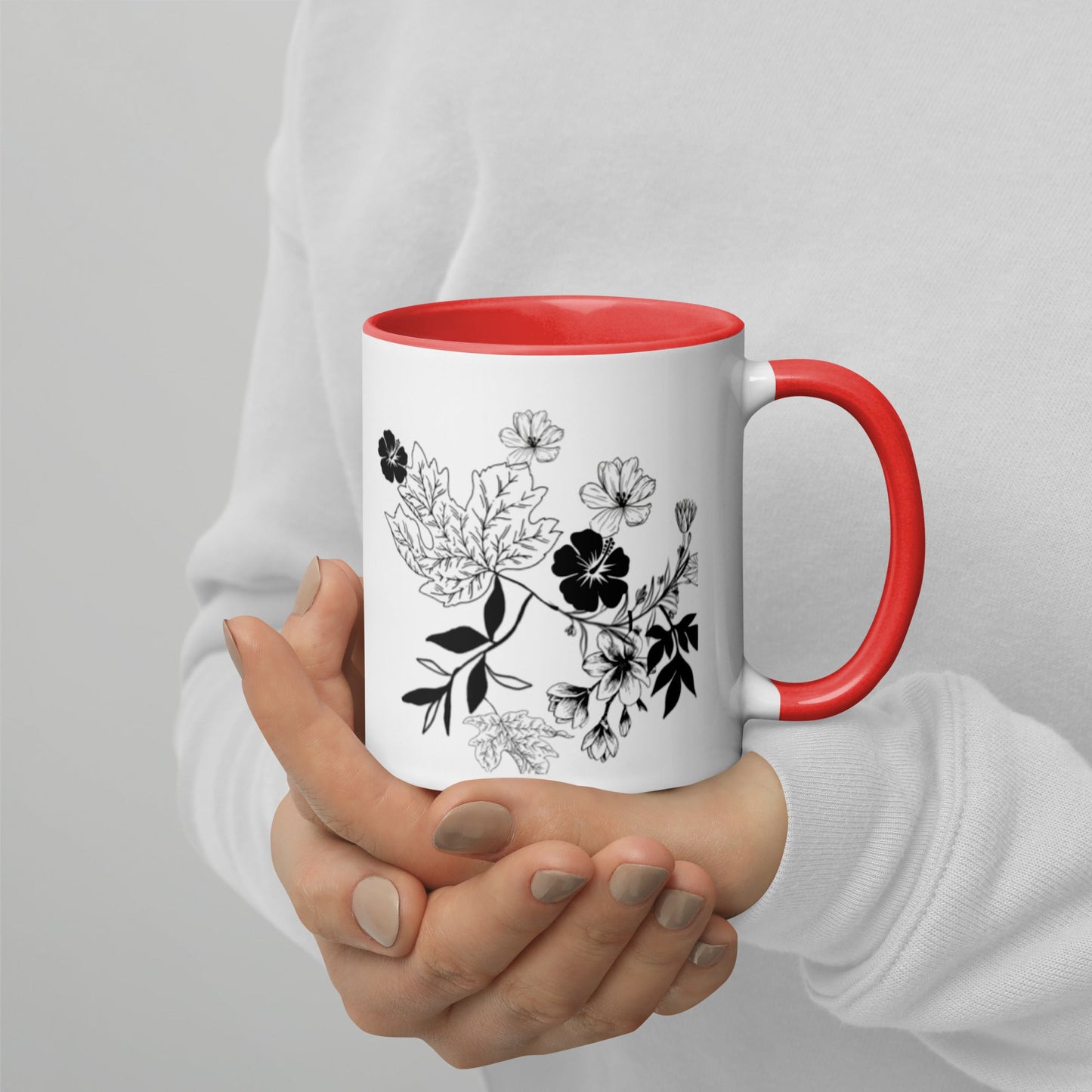 Everything Dawn Autumn Leaves Floral Mug