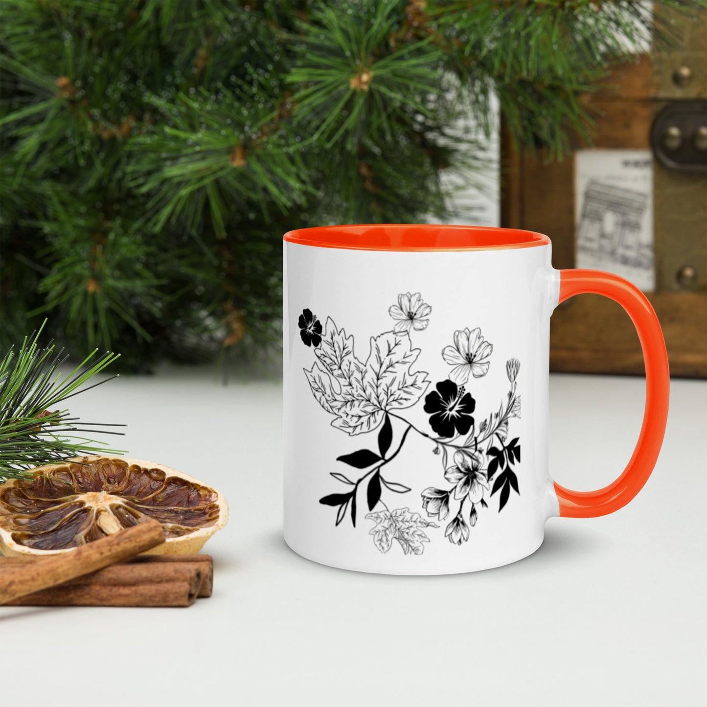 Everything Dawn Autumn Leaves Floral Mug