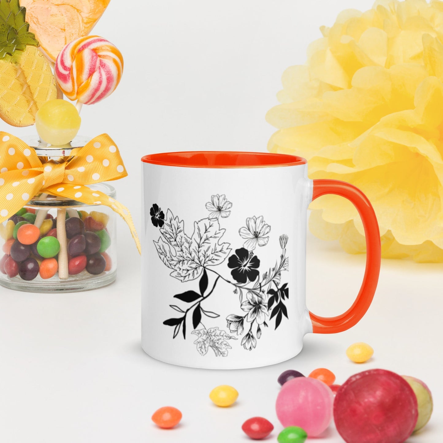 Everything Dawn Autumn Leaves Floral Mug