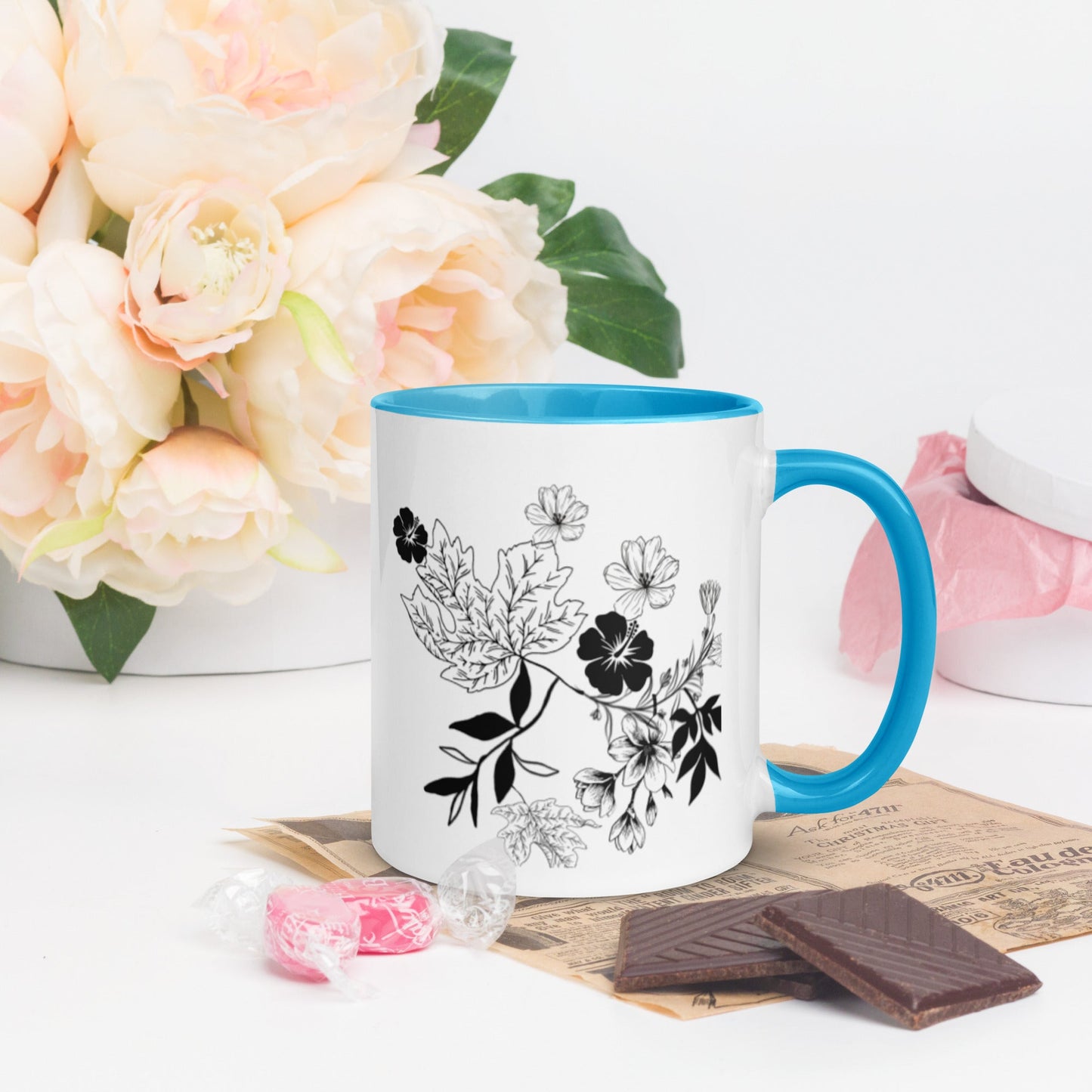 Everything Dawn Autumn Leaves Floral Mug