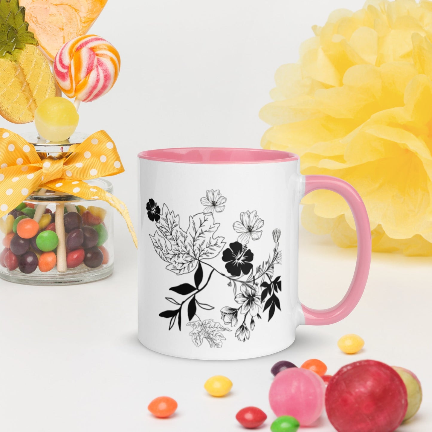 Everything Dawn Autumn Leaves Floral Mug