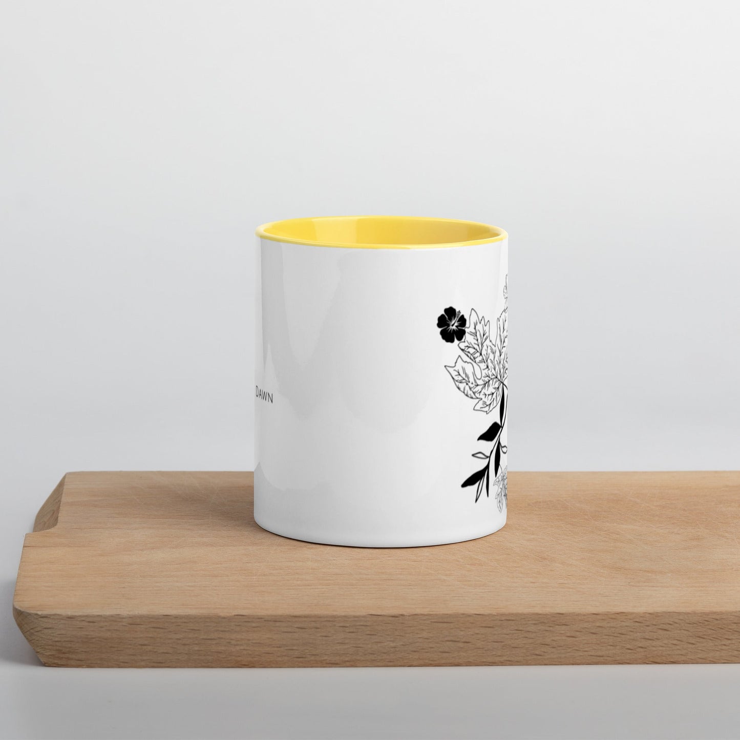 Everything Dawn Autumn Leaves Floral Mug