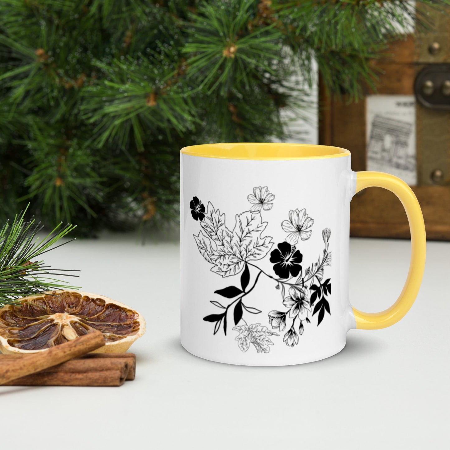 Everything Dawn Autumn Leaves Floral Mug