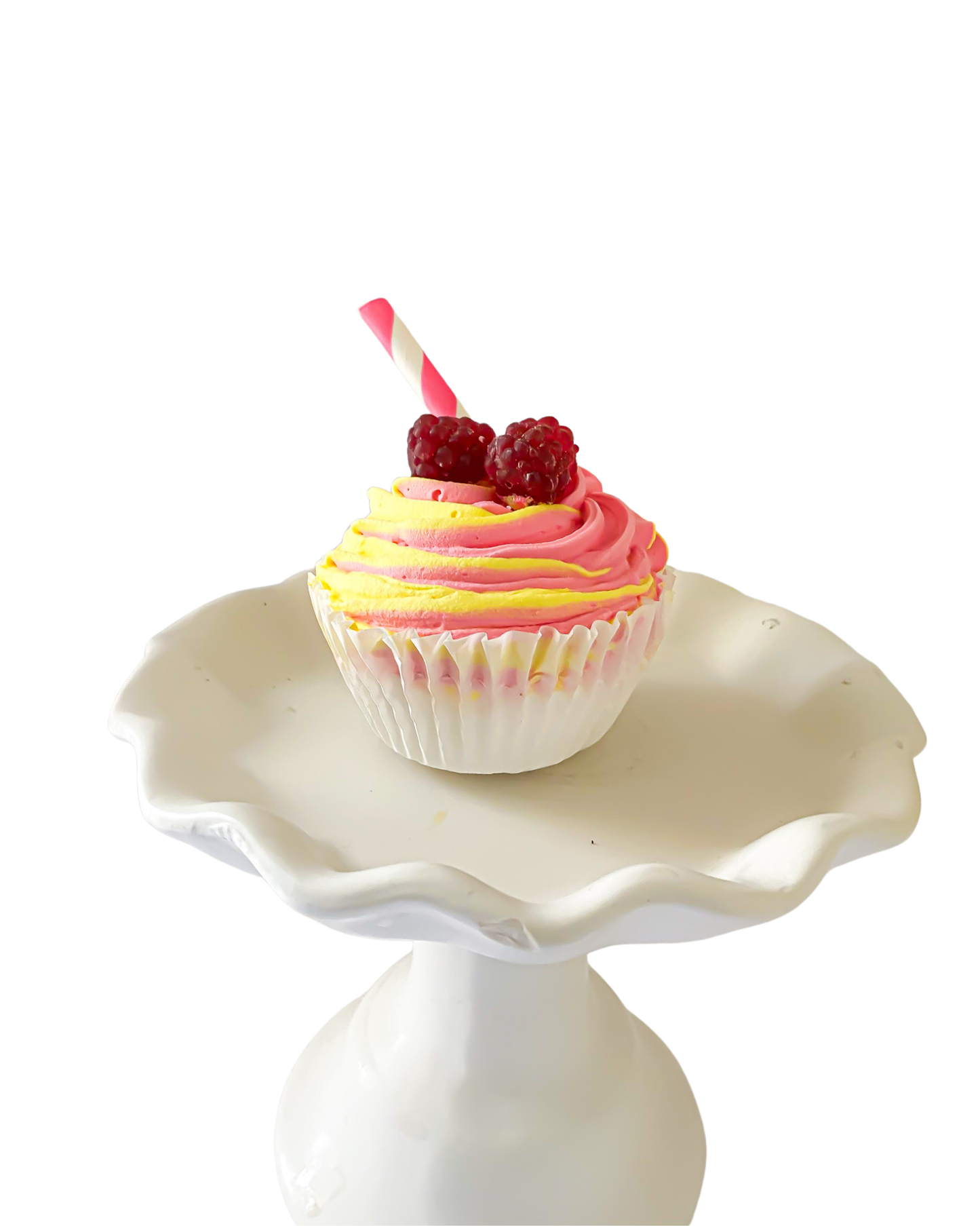 Everything Dawn Faux Cake Faux Cupcake in Raspberry Lemonade