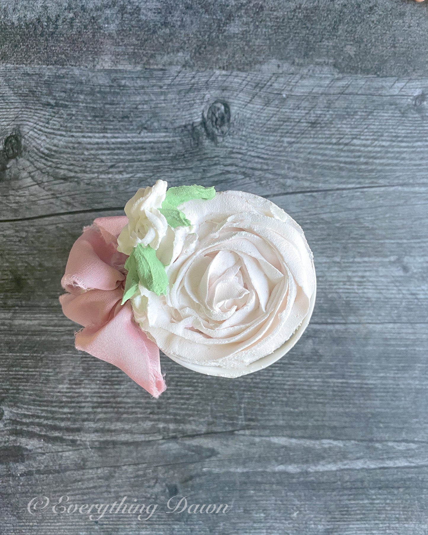 Everything Dawn Vintage Style Small Rose Mug and Rose Topper