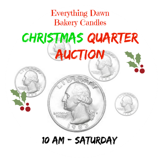 It's an Online Christmas Quarter Auction!