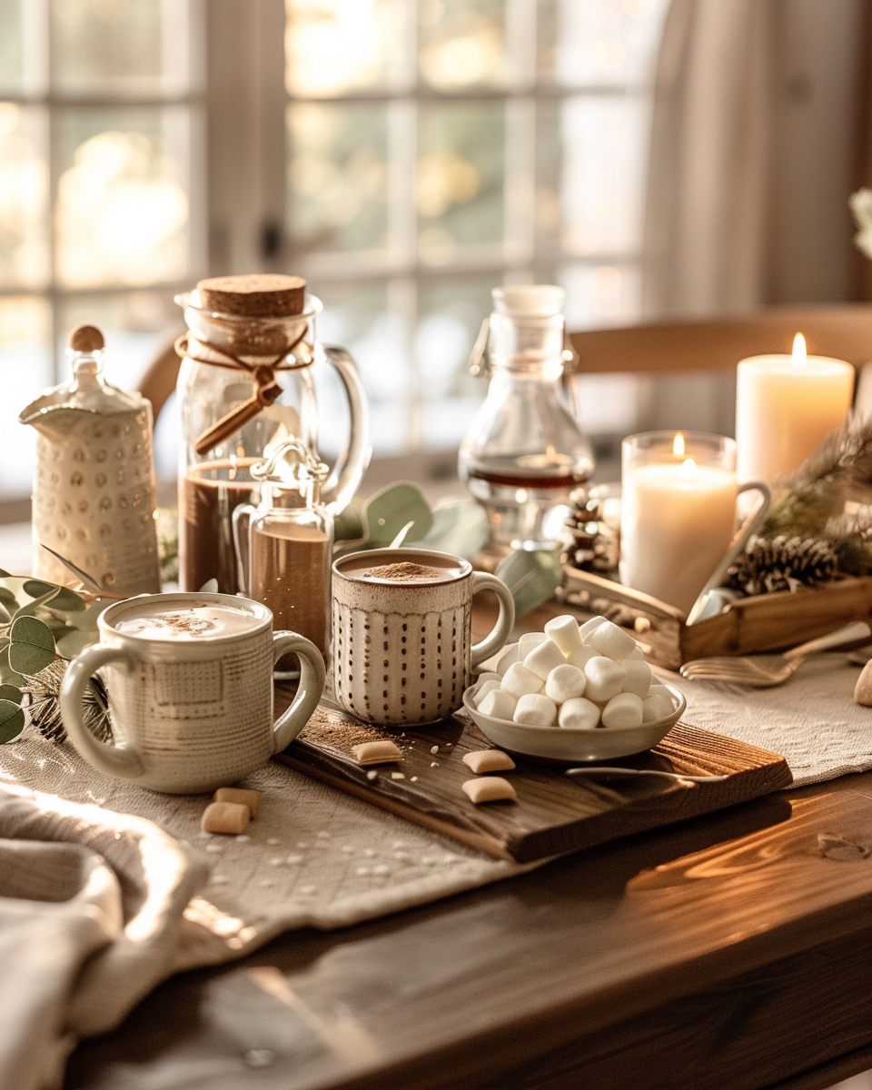 The Holiday Coffee (or Cocoa) Station: A Cozy Corner That Delights