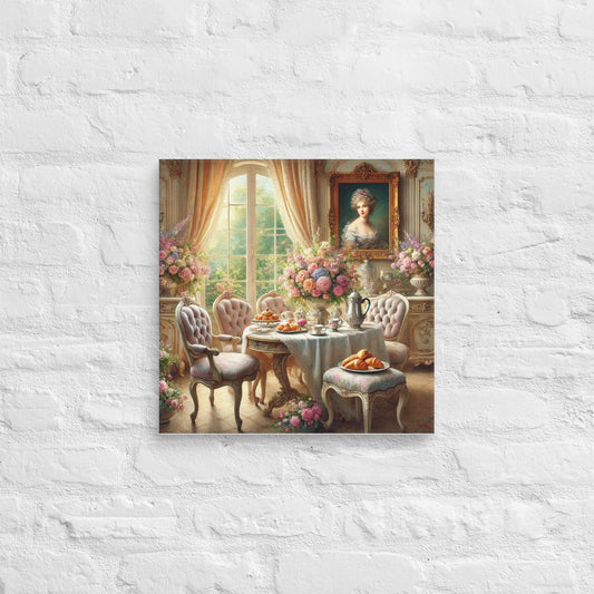 Everything Dawn 16″×16″ Fakery Canvas Prints - French Provencal Breakfast