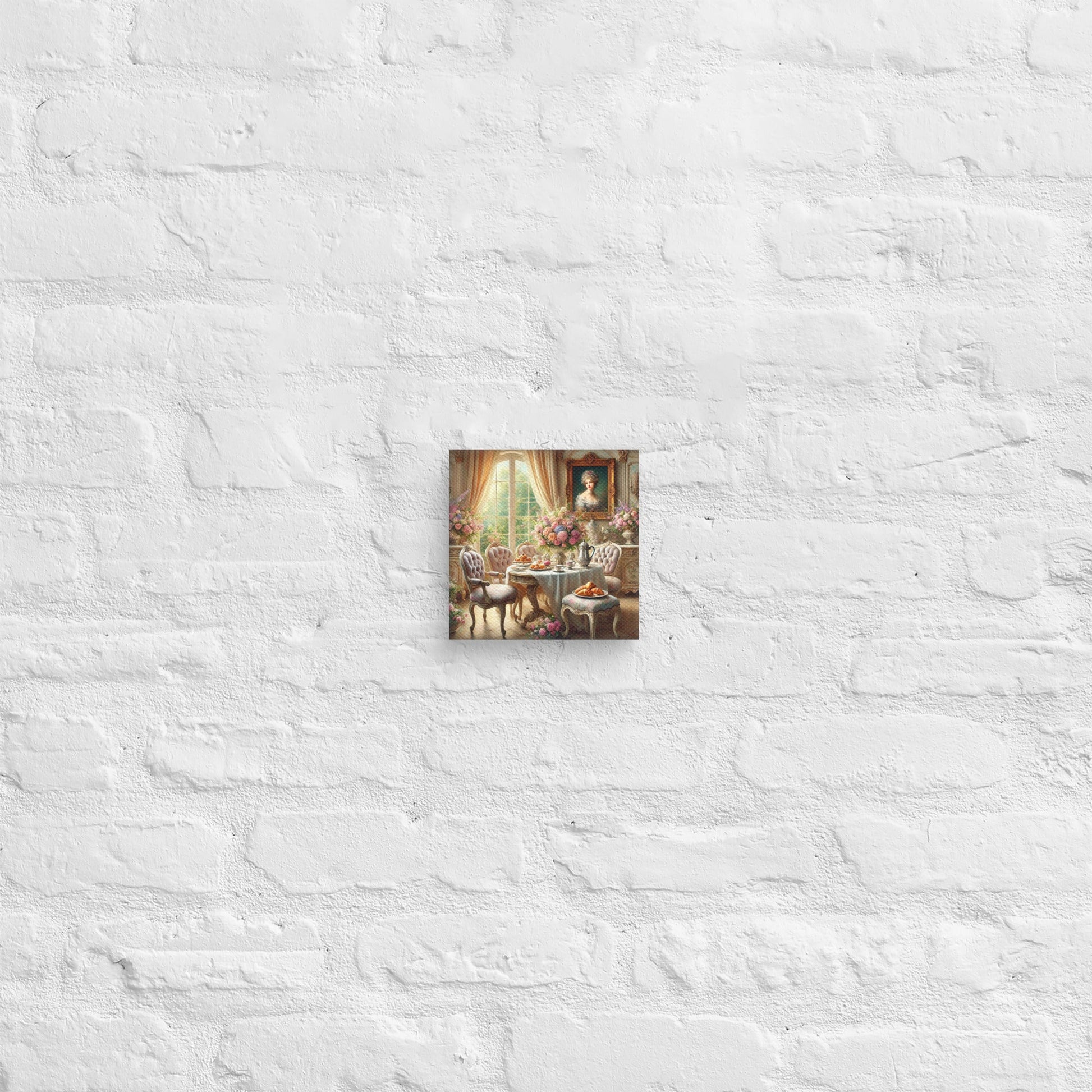 Everything Dawn 6″×6″ Fakery Canvas Prints - French Provencal Breakfast
