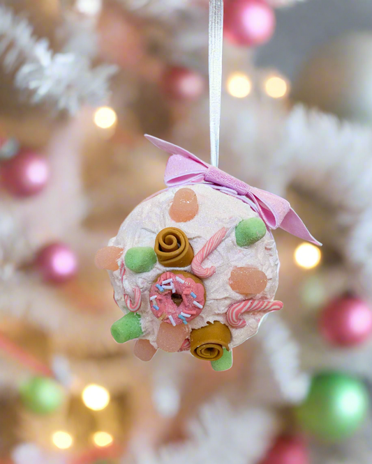 Everything Dawn Accessories Candy Cane Lane Christmas Tree Pick Pink Christmas Cupcake