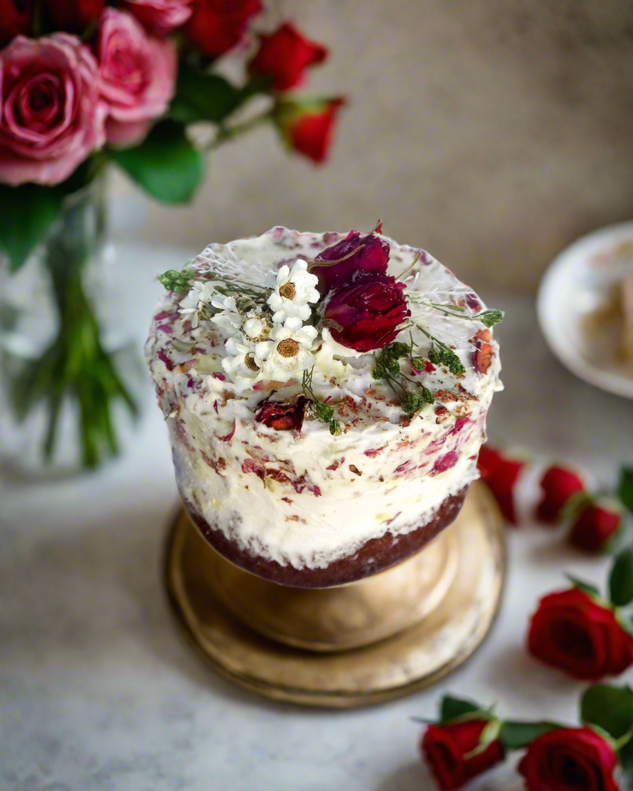 Everything Dawn Fake Cake Faux Rose Mousseline Mini Tarte