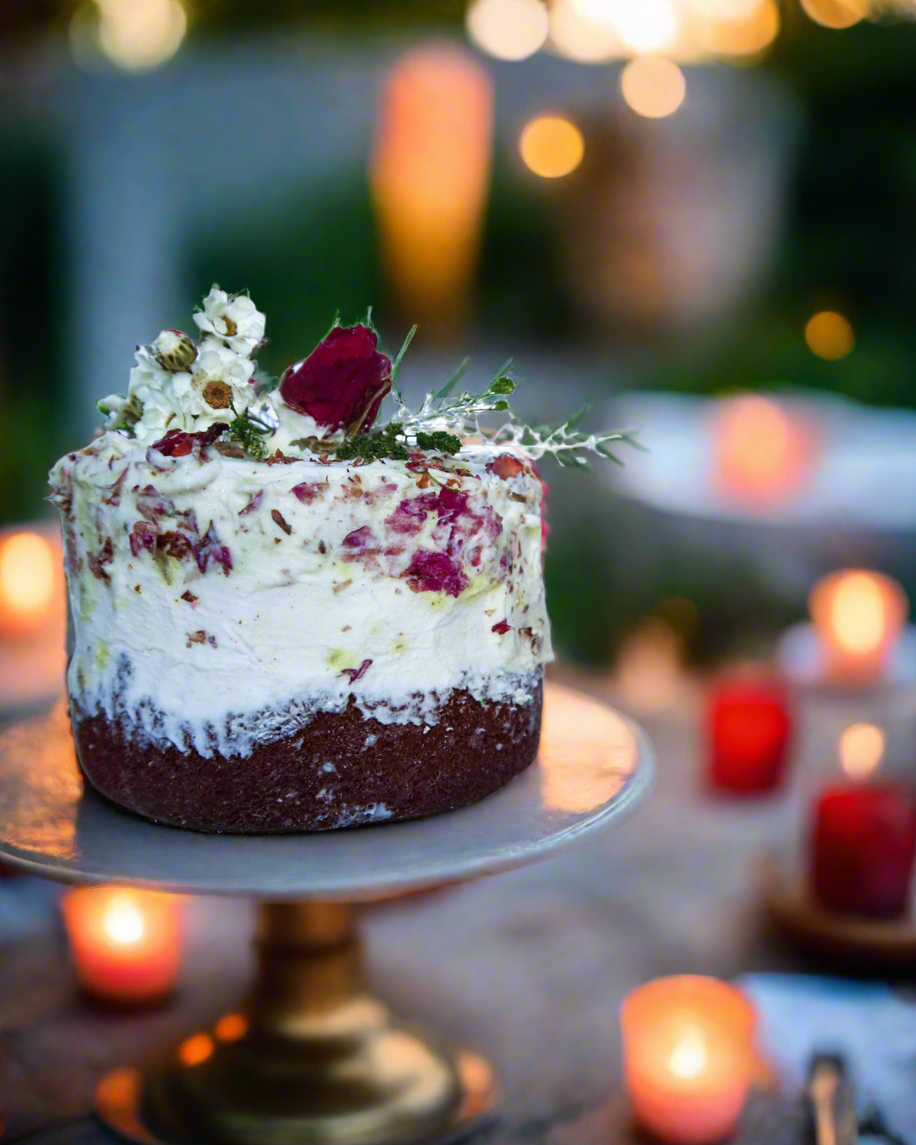 Everything Dawn Fake Cake Faux Rose Mousseline Mini Tarte