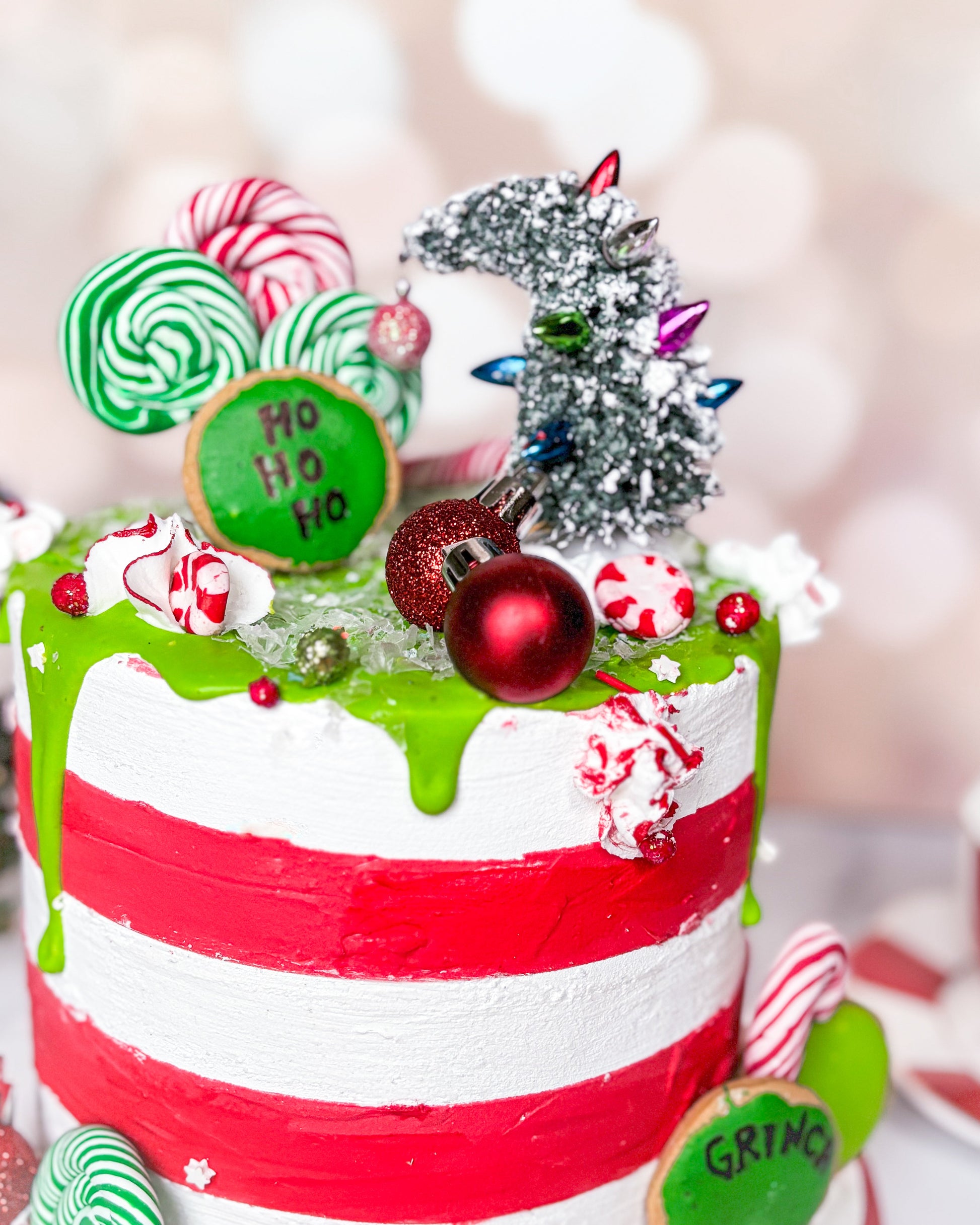 Everything Dawn Fake Cake Grinch Inspired Christmas Faux Cake