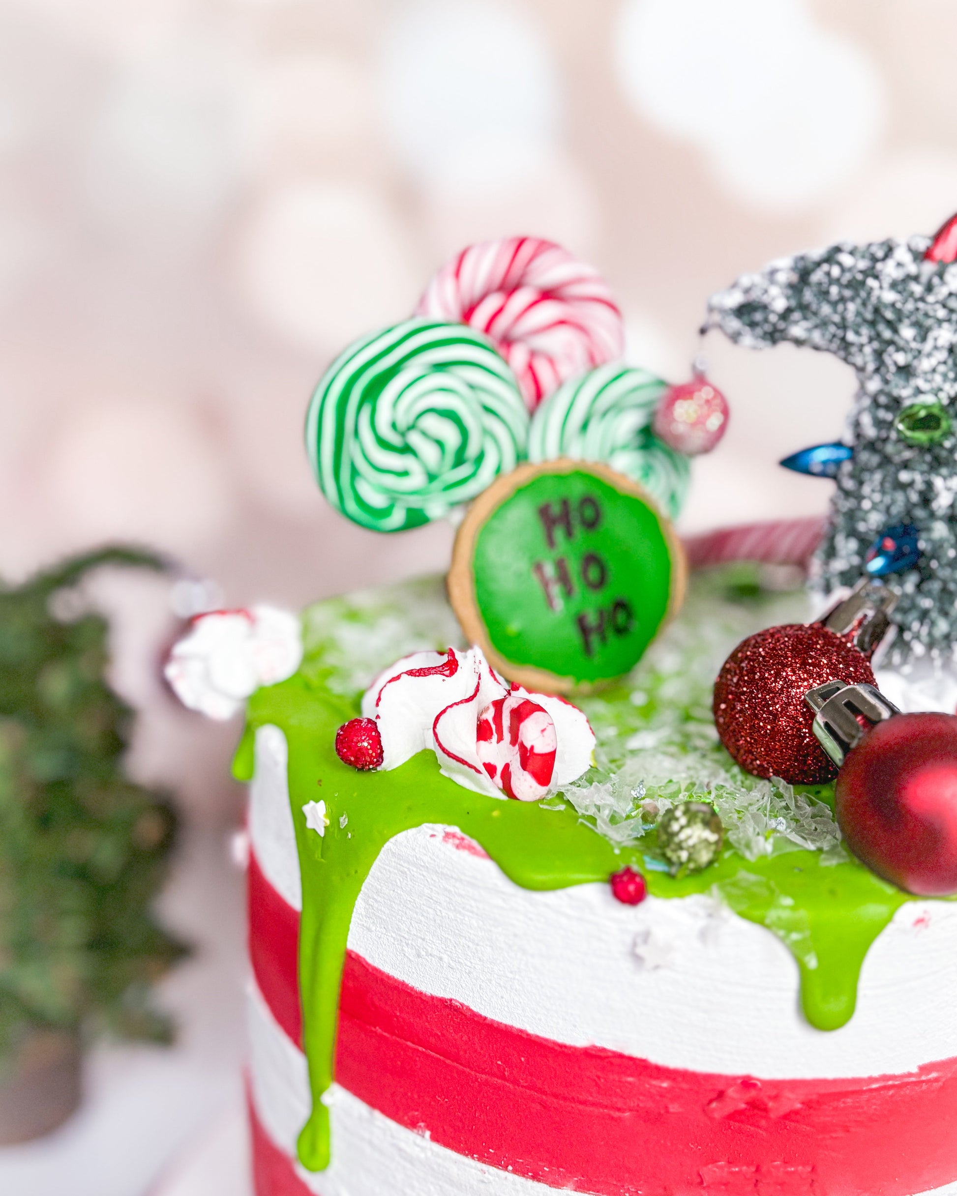 Everything Dawn Fake Cake Grinch Inspired Christmas Faux Cake