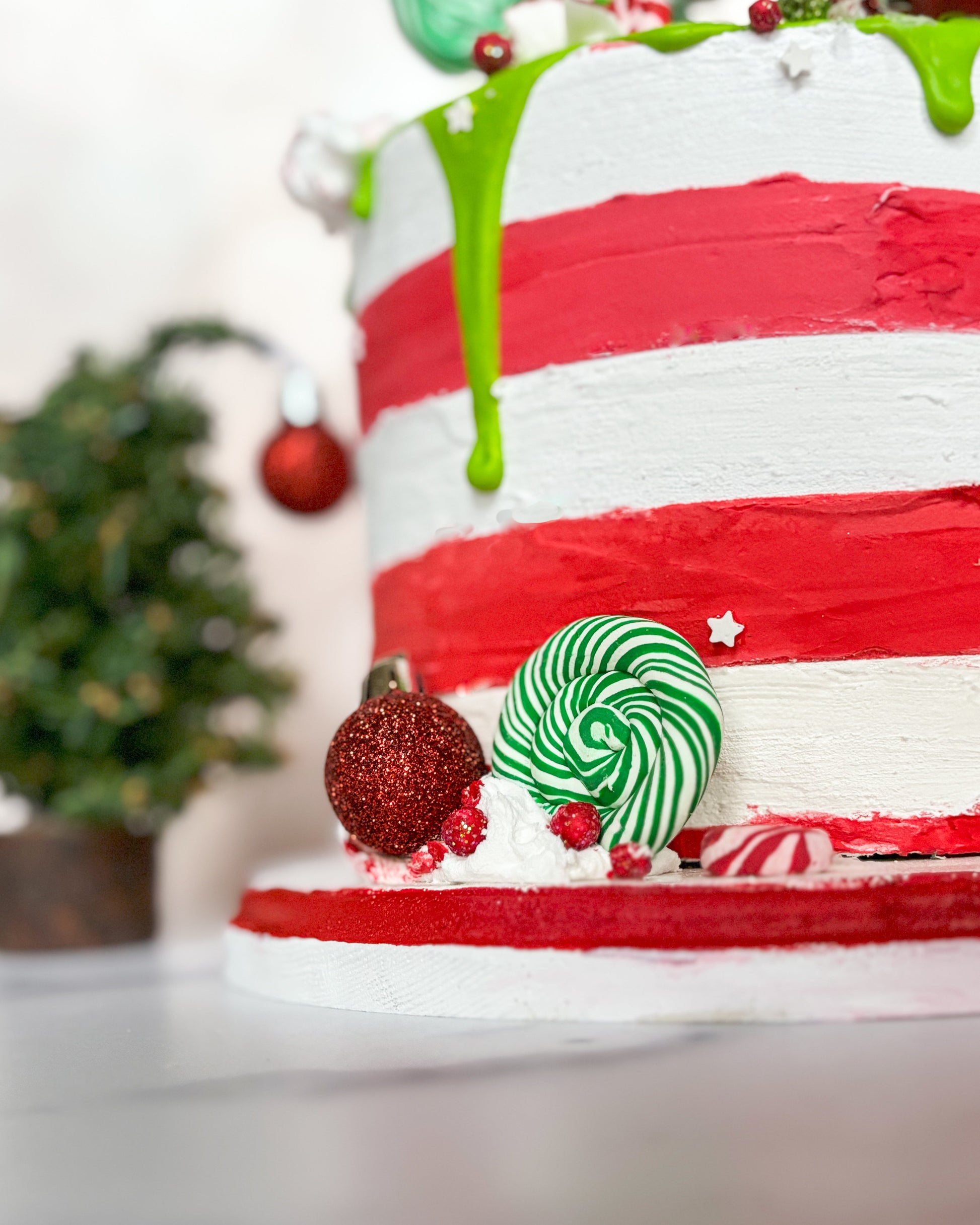 Everything Dawn Fake Cake Grinch Inspired Christmas Faux Cake