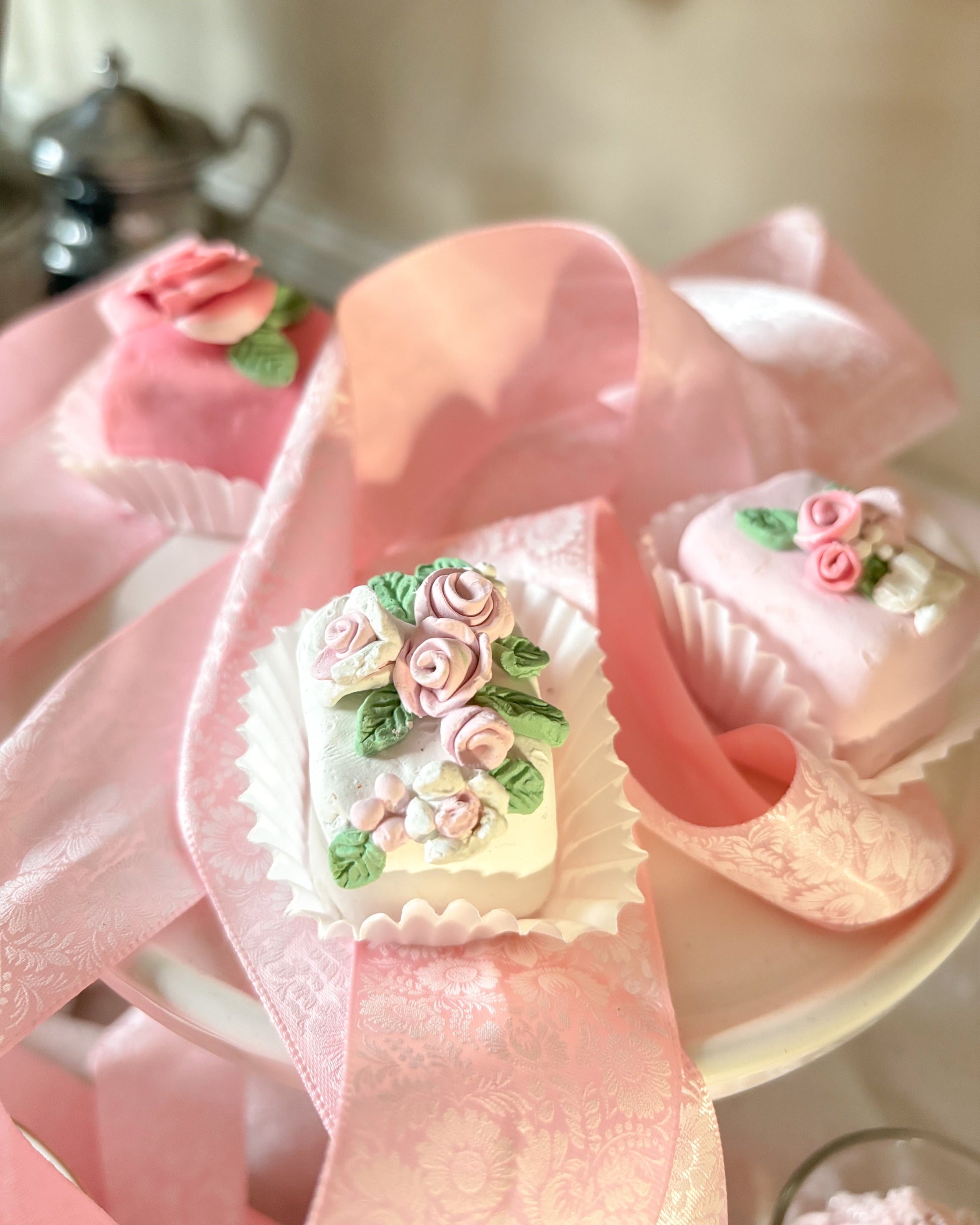 Everything Dawn Faux Petit Fours Pastel Tea Cakes