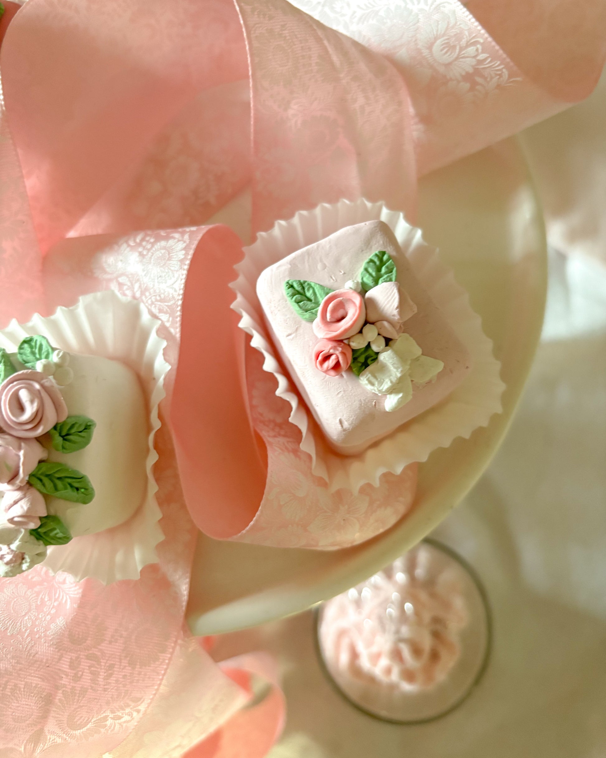 Everything Dawn Faux Petit Fours Pastel Tea Cakes