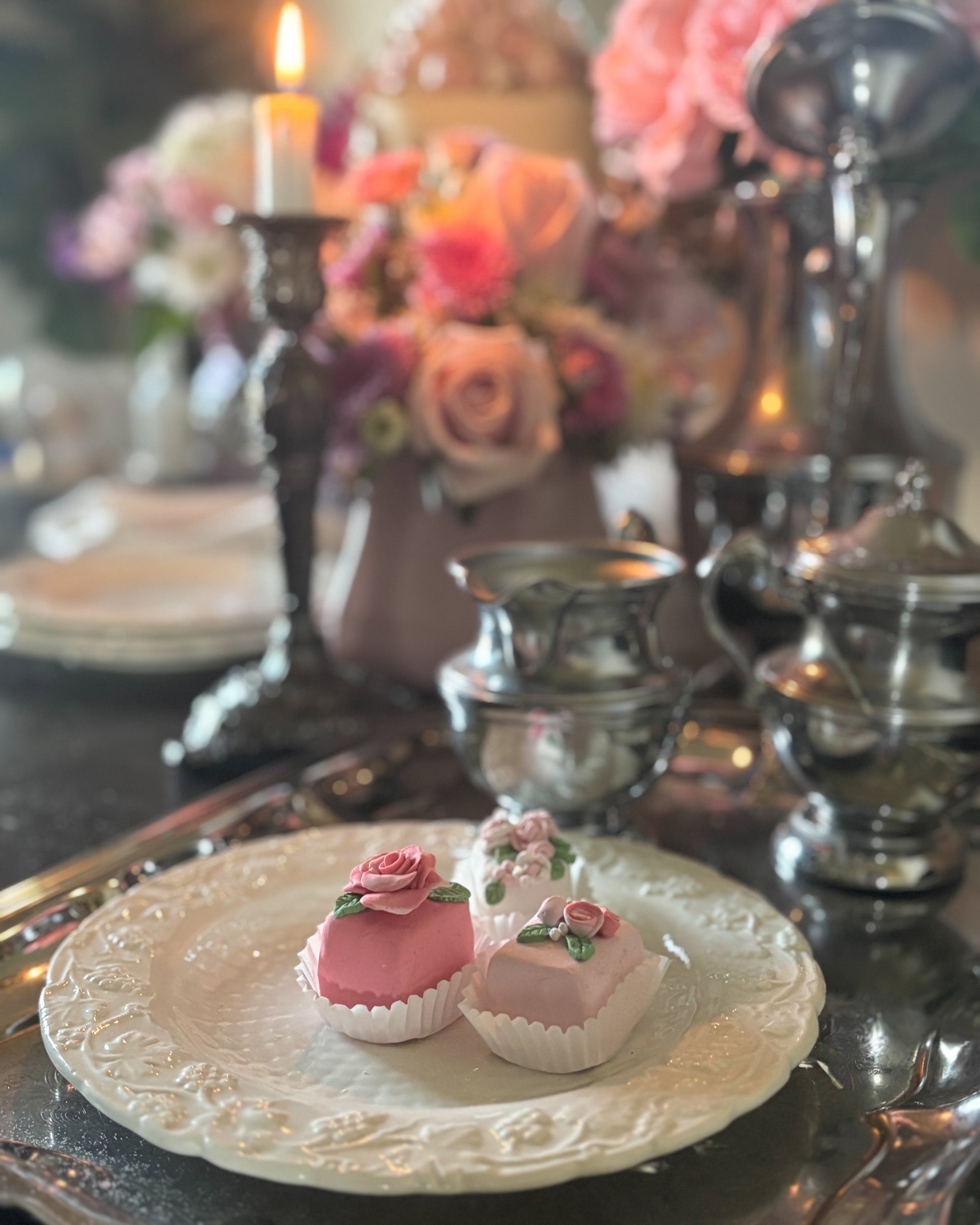 Everything Dawn Faux Petit Fours Pastel Tea Cakes