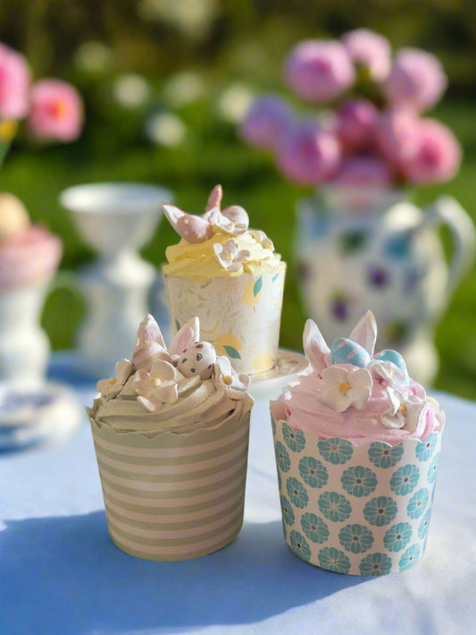 Everything Dawn Pastel Trio Spring Bunny Fake Cupcake