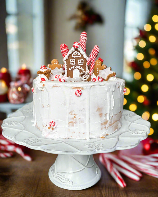 Everything Dawn Table Decor Candy Lane Gingerbread Fake Cake