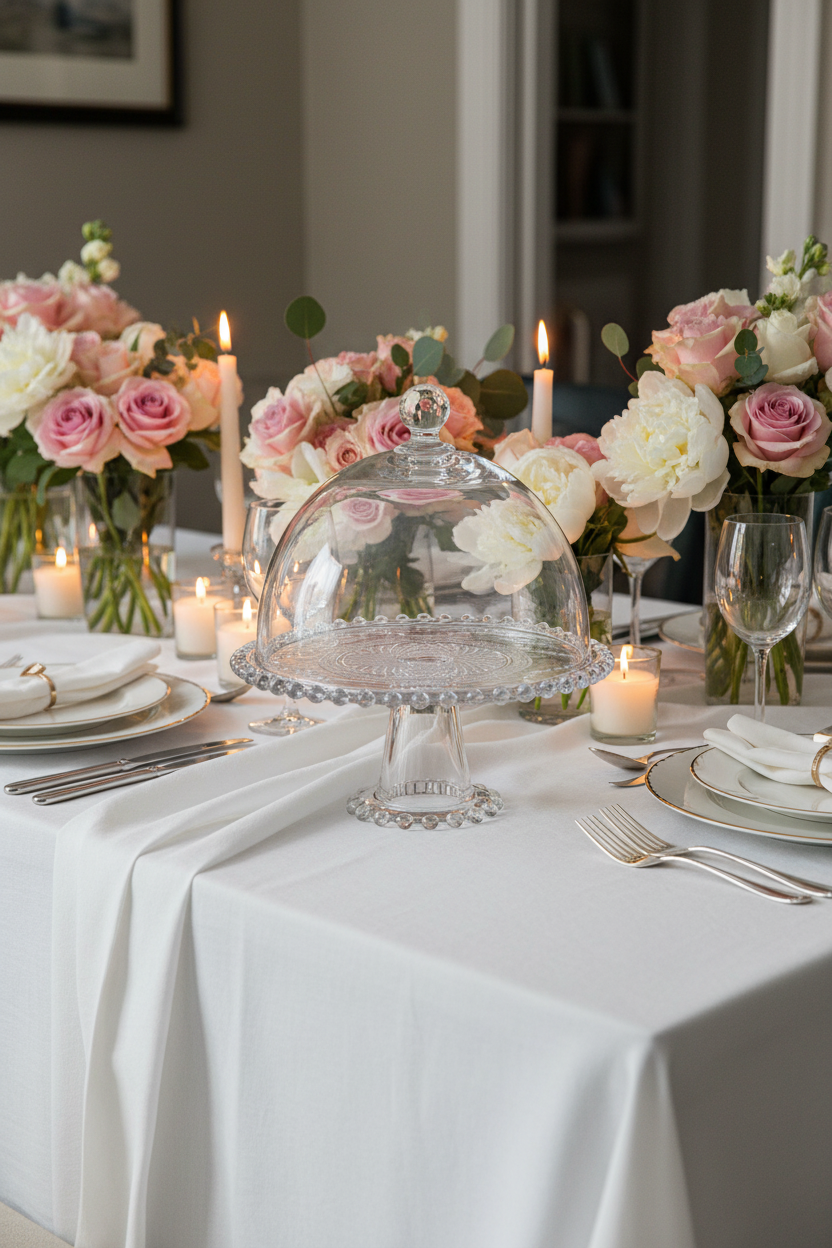 Godinger Chesterfield Wide Cake Dome
