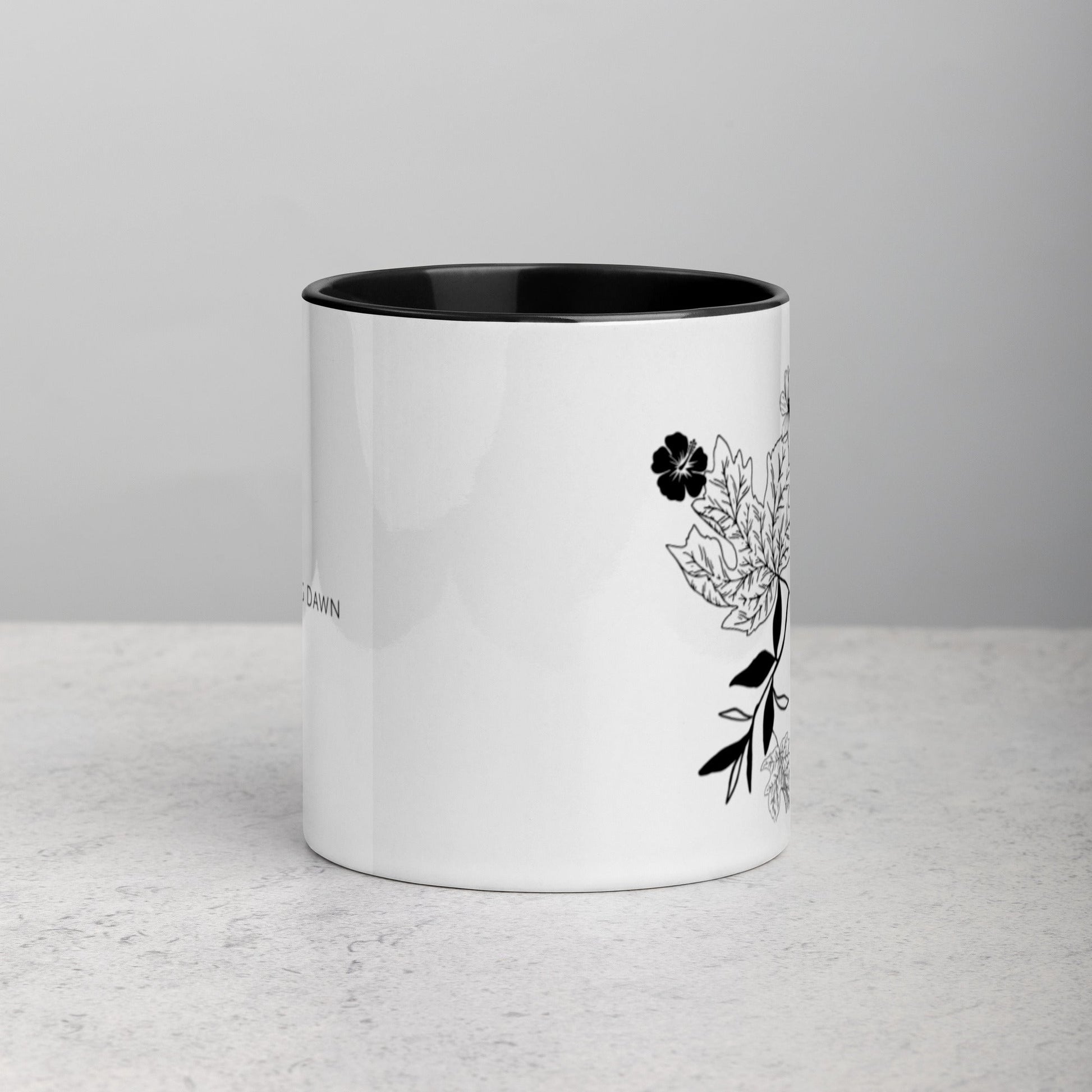 Everything Dawn Autumn Leaves Floral Mug