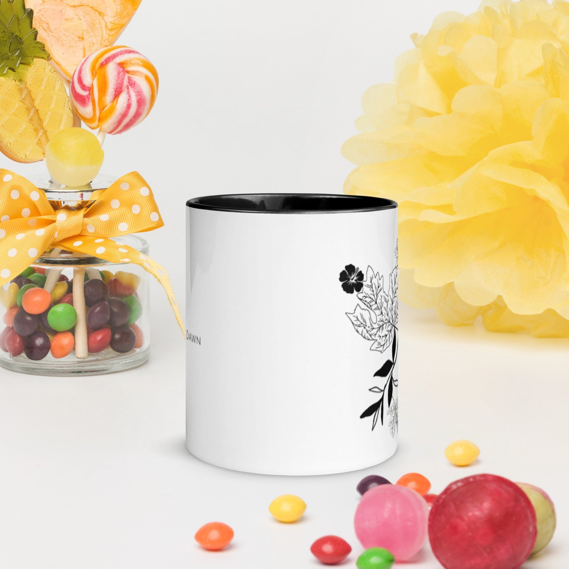 Everything Dawn Autumn Leaves Floral Mug