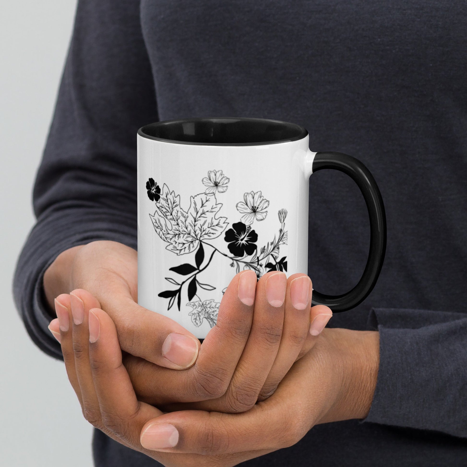 Everything Dawn Autumn Leaves Floral Mug