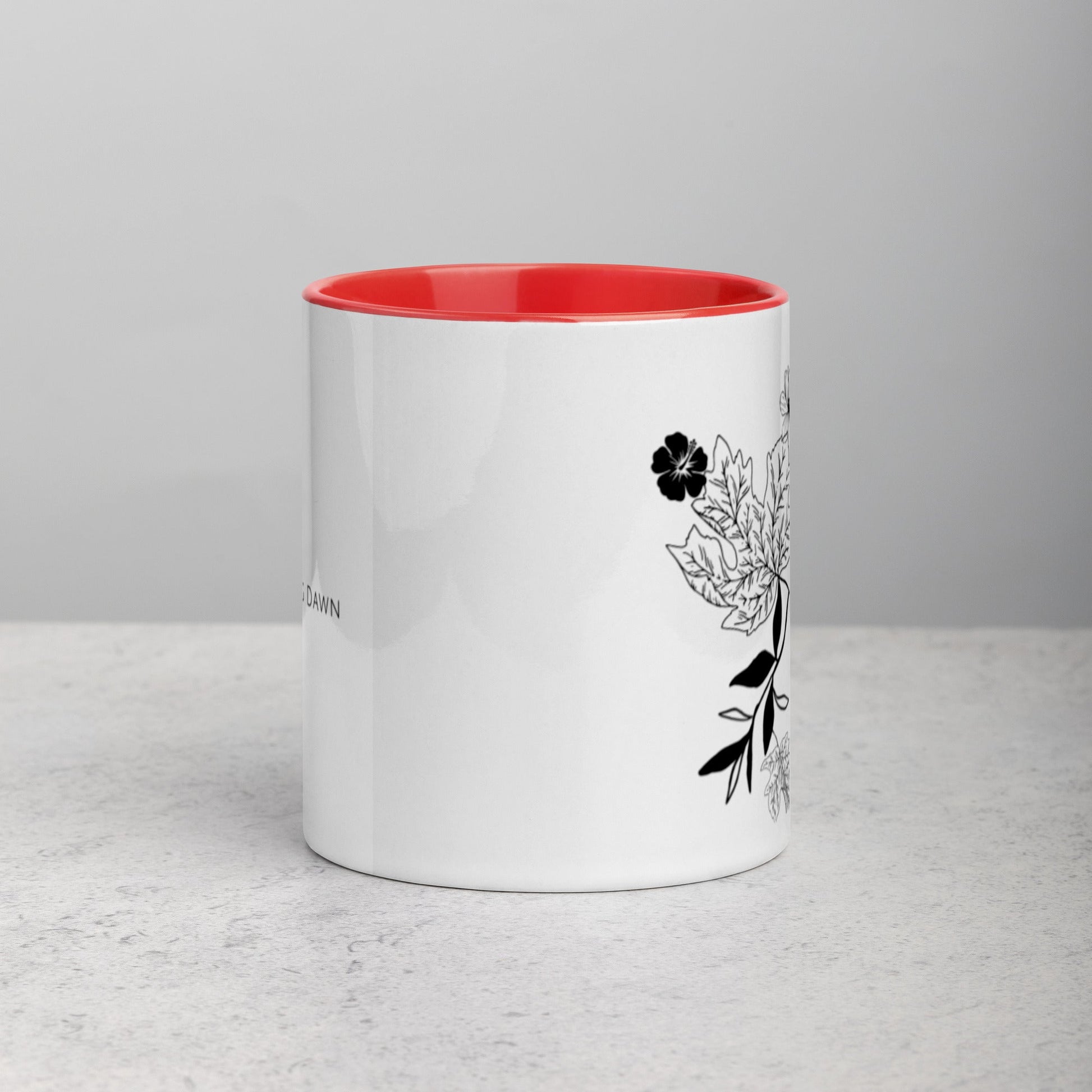 Everything Dawn Autumn Leaves Floral Mug