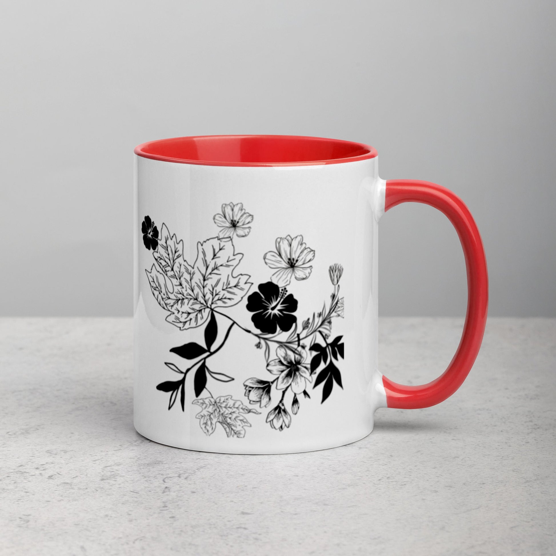 Everything Dawn Autumn Leaves Floral Mug