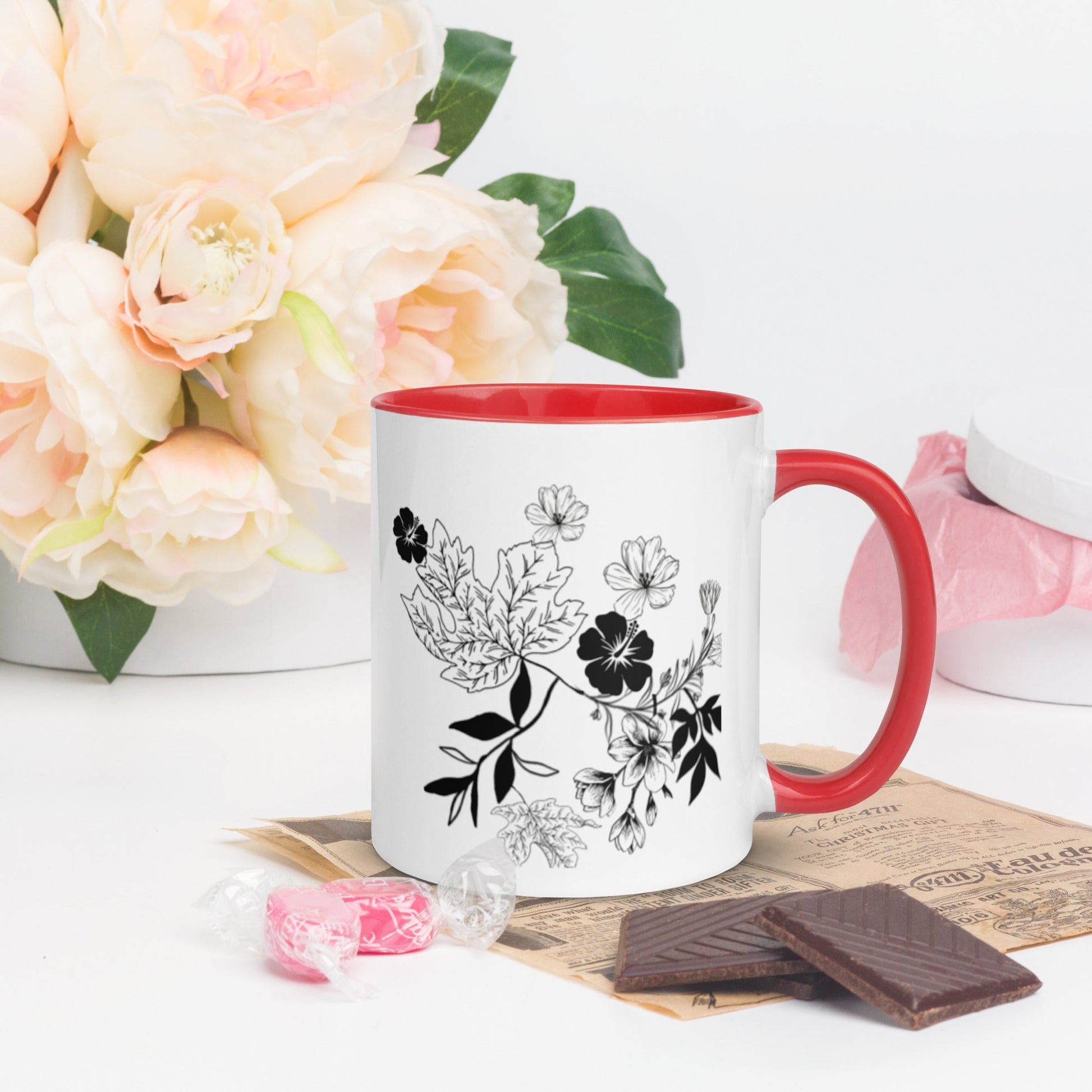 Everything Dawn Autumn Leaves Floral Mug