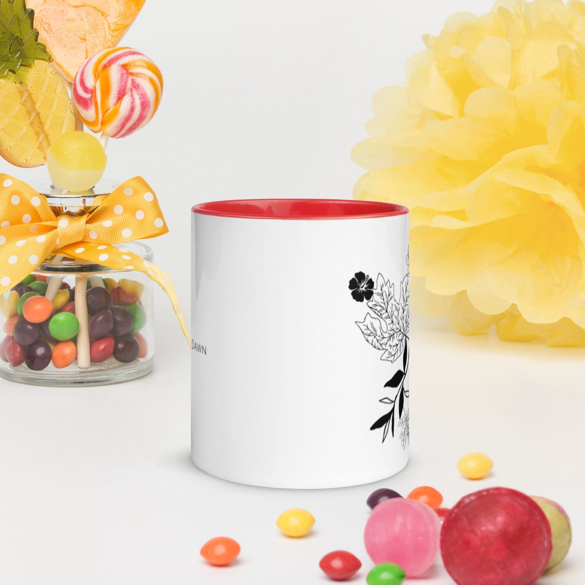 Everything Dawn Autumn Leaves Floral Mug