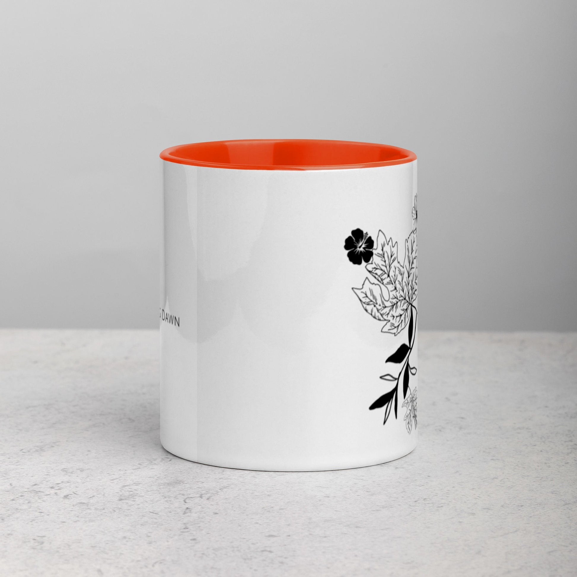 Everything Dawn Autumn Leaves Floral Mug